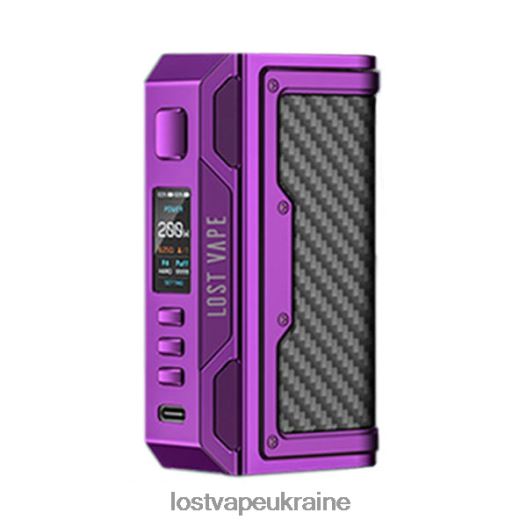 Lost Vape Thelema quest 200w мод фіолетовий/вуглецеве волокно - Lost Vape Wholesale D6822N186